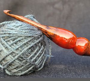 Lot de 7 crochets en bois en résine poignée souple ergonomique pour tricoter du fil à crocheter 3mm à 12mm meilleur cadeau - Product Image 6