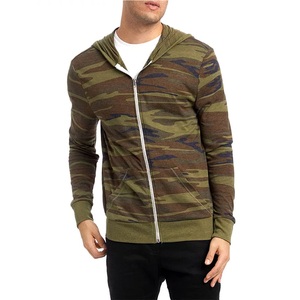 Haute qualité hommes 100% coton pleine fermeture éclair à capuche élégant léger vêtements de rue pour l'hiver confortable élégant pour une utilisation en extérieur - Product Image 4