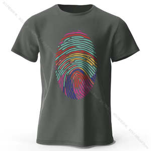 Camiseta de Hombre con Diseño Comprimido, Impresión DTG, Estilo Acabado Digitalizado - Product Image 6
