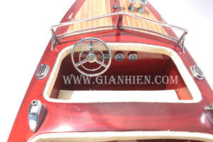 Modèles de bateau en bois peint, 100cm, livraison rapide - Product Image 3