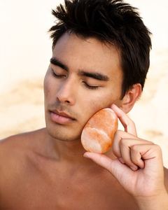 Lámpara de sal de Piedra Rosa del Himalaya hecha a mano, jabón de baño de diseño personalizado de alta calidad, aromaterapia, belleza caliente, cuidado Personal para el hogar - Product Image 3