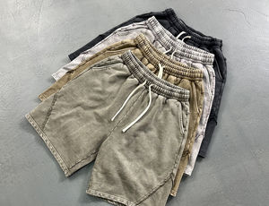 Promoción de pantalones cortos deportivos de calle para hombre, logotipo personalizado, cintura media, gimnasio y entrenamiento para correr, diseño Atlético 2 en 1, personalización en blanco - Product Image 6