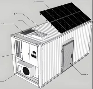 20-Foot High Efficiency Solar-Powered Intelligent Temperature <b>Control</b> Refrigerated Container Cold Chain <b>Storage</b> Condensing Units - Product Image 5