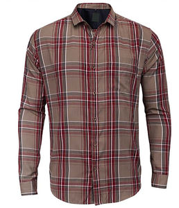 เสื้อเชิ้ตผ้าฝ้าย100% กันยับของผู้ชายเสื้อเชิ้ตฤดูร้อนลายดอกไม้ผ้าสักหลาดอย่างดีหรูหราสำหรับซัพพลายเออร์บังกลาเทศ - Product Image 4