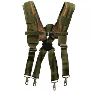 ที่ใส่เครื่องมืองานช่างไม้,อุปกรณ์จัดระเบียบช่างไฟฟ้าเข็มขัดทำงานหนังสีแทนน้ำมันสำหรับช่างก่อสร้างผู้ชาย - Product Image 2