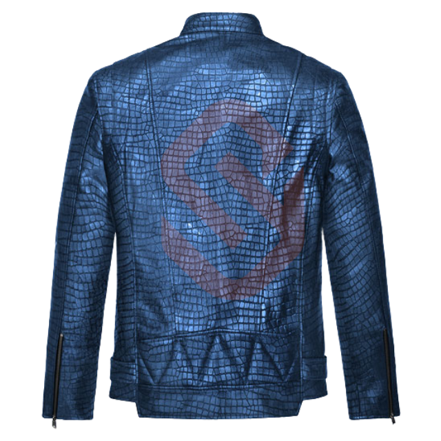 Shop Our Python Leather Jacket for Men - Snakeskin Embossed