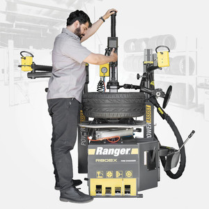 2026 R80EX New Gray <b>Tire</b> <b>Changer</b> with 34\" Clamping Capacity Dual-Tower Assist & Tilt Back for Automotive Repair - Product Image 2