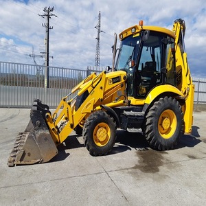 Chargeuse-pelleteuse JCB 3cx haute performance avec godet de rétrocaveuse, meilleure machine de chantier avec pompe à moteur et composants PLC essentiels - Product Image 5