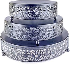 MS-Soporte de Metal para Tartas, Juego de 3 soportes de Metal para tartas y fiestas de cumpleaños - Product Image 1