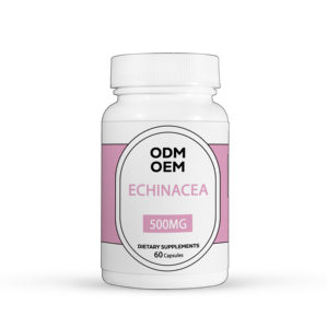 สารสกัดเอ็กไคนาเซีย 60 แคปซูล อาหารเสริมสมุนไพร แบรนด์ส่วนตัว รับผลิตแบบ OEM ODM สูตรเฉพาะ ผงสมุนไพรธรรมชาติ - Product Image 1