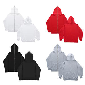 Sweat à capuche zippé personnalisé de luxe Doublure en polaire douce Sweat à capuche zippé intégral pour hommes femmes Vêtements de rue décontractés Vêtements de sport - Product Image 6