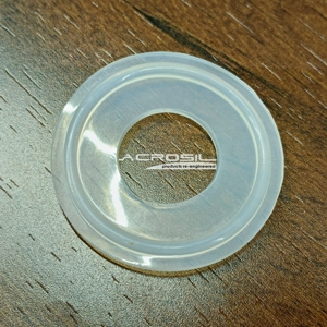 Premium Transparent Tri-Clamp TC Gaskets Food & Pharma Grade Rubber Products with Custom Cutting Processing Service - Product Image 2