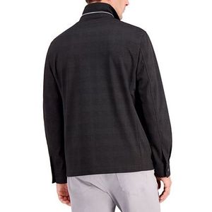 Giacca a Quadri Alfani da Uomo Vestibilità Regolare Nera Taglia Grande - Product Image 2