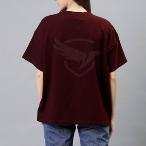 T-shirt surdimensionné confortable en matériau durable T-shirt surdimensionné de coupe ajustée Vêtements de vêtements T-shirt surdimensionné - Product Image 2