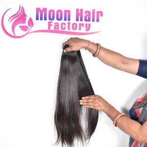 Nouvelle Collection : Mèches de Cheveux Humains Naturels de Qualité Supérieure – Aspect Naturel, Cheveux Indiens Bruts, Donneur Unique, Cuticules Alignées – Pour l'Exportation - Product Image 3