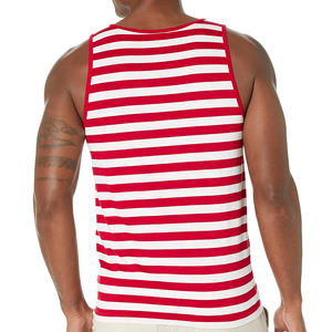 เสื้อกล้ามพิมพ์ลาย DTG สำหรับผู้ชายเสื้อแขนกุดขอบหยัก - Product Image 2