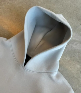 Ensemble de survêtements streetwear écologiques 100% coton à capuche couleur unie coupe régulière - Product Image 3