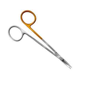 Tijeras profesionales Locklin de operación fina, medio oro, acero inoxidable alemán, cirugía plástica, tijeras Locklin - Product Image 3