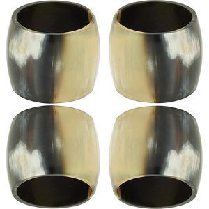 Élégants ronds de serviette en corne naturelle pour un dîner élégant en plein air, ajoutez de la classe aux dîners et à la décoration intérieure à bas prix - Product Image 3