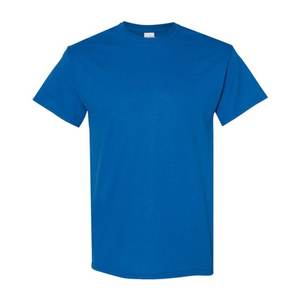 T-shirt unisexe en tricot à manches courtes, style hip-hop, 100% coton, coupe classique avec motif, col en V, séchage rapide, respirant, 210g - Product Image 1