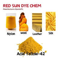 Colorants jaunes acides, qualité brute/STD, 1000 kg MOQ, conditionnement en sacs, colorants pour cuir en provenance d'Inde