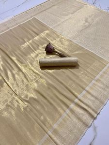 Robe de soirée en soie tissée or, tenue de mariée traditionnelle avec une belle Blouse, couleur tendance - Product Image 2