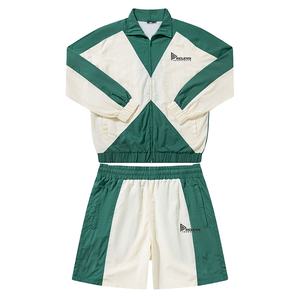 Conjunto de Pantalones Cortos Deportivos y Chaqueta Cortavientos Formal para Hombre, Diseño Personalizado, 100% Algodón, al Mejor Precio - Product Image 1