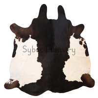 Cheveux de peau de vache sur le tapis en cuir de peau de vache véritable peaux de cuir respirantes brutes nouveau cuir d'animal de conception exotique