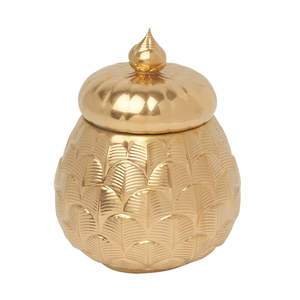 Latest Designer Dry Fruits Nut Jar Use Home Decorative And Business Gifts Handmade Metal Crafts - Product Image 1