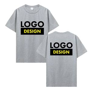 Camiseta de algodón 100% para hombre, camiseta de Color sólido con cuello redondo para hombre, camisetas para hombre - Product Image 3