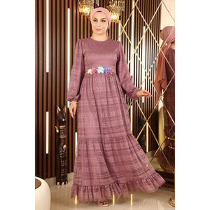 Robe sirène en dentelle florale, style décontracté avec un motif magnifique - Product Image 6