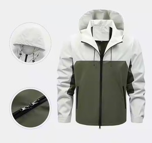 En stock veste imperméable monocouche extérieure coupe-vent respirante randonnée en montagne 10000mm veste rigide résistante à l'eau - Product Image 5