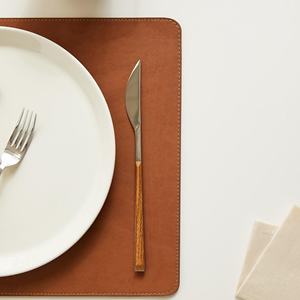 Tapis de table écologique en cuir véritable résistant aux odeurs, durable, pour restaurant, salle à manger, antidérapant, facile à nettoyer, LPM-0027 - Product Image 5