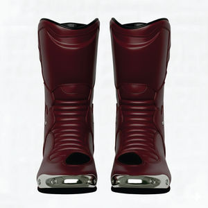 Botas de Motociclismo de Cuero Nuevas, Botas Cortas de Motociclismo para Carreras, Fabricación de Calzado - Product Image 6