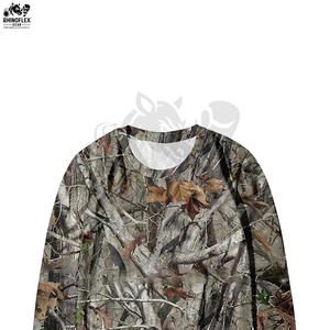 Sudadera de Camuflaje con Cuello Redondo, 100% Algodón, al por Mayor, Básica, Mezcla de Algodón, Personalizable para Invierno - Product Image 2