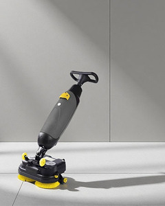 ALL NEW C0WLINE <b>Pro</b>-Grade <b>Mini</b> Floor Scrubber Ultra-Compact & Portable Cordless Long Range Battery 16.9 Wide Cleaning - Product Image 1