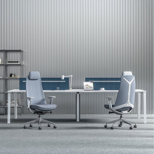 YUCAN Ergonomic Mesh Upholstered Foam Task <b>Chair</b> with 4D Armrests Adjustable Headrest Swivel Tilting for Home and Office - Product Image 5