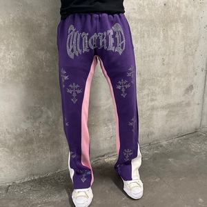 <b>Wholesale</b> Acid Wash <b>Sweatpants</b> High Quality Men's <b>Sweatpants</b> With Pockets Custom Logo Sweat Pants for Men - Product Image 4