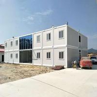 Maison conteneur modulaire préfabriquée en bois de haute qualité, pliable et empilable, pour hôtels et maisons de ferme, 20ft/40ft