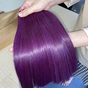 Extensiones de cabello liso de hueso alineado con cutícula, pelucas sin desprendimiento de cabello humano, peluca de cabello humano brasileño puro sin procesar - Product Image 1