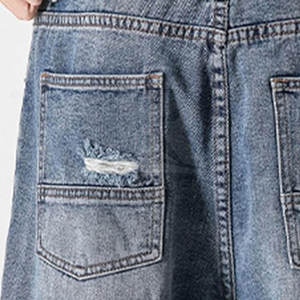 Pakistan Made New Style Online Best Selling <b>Jeans</b> Distressed <b>Short</b> Quick Dry Plus Size Solid Color <b>Jeans</b> Distressed <b>Short</b> - Product Image 6