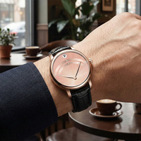 Relojes Mecánicos Personalizados de Fábrica OEM ODM, 8215 Automático, Complicación Retrograda, Calendario, Esfera con Efecto Rayos de Sol, Acero Inoxidable 316L