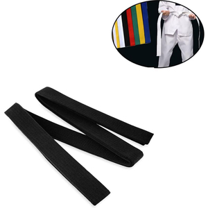 Cinturones de artes marciales personalizables de alta calidad Taekwondo Karate y Jiu Jitsu (BJJ) cinturones bordados cinturones de colores - Product Image 5