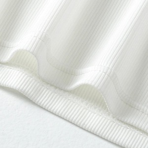 Camiseta sin mangas de algodón Premium de diseño exclusivo para mujer, nuevas camisetas con botones para correr y decoraciones de cuentas para las tendencias de Primavera/Verano - Product Image 6