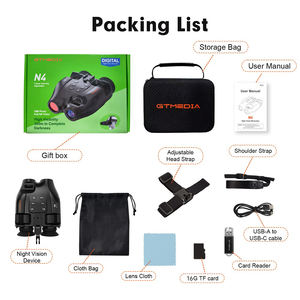 Jumelles de vision nocturne Clear1920*1080, dispositif de vision nocturne infrarouge HD, zoom optique 5x, télescope de chasse en plein air, utilisation <span class=keywords><strong>jour</strong></span> et <span class=keywords><strong>nuit</strong></span>, pleine obscurité - Product Image 6