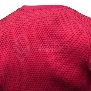 เสื้อรัดกล้ามเนื้อแห้งเร็วของผู้ชายสำหรับฝึกซ้อมในยิมลายตัวอักษรถัก - Product Image 5