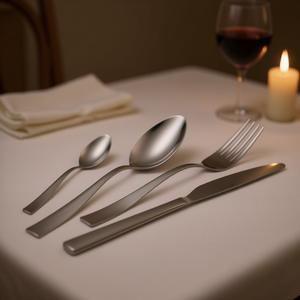 Juego de Cubiertos de Acero Inoxidable de 24 Piezas, Acabado Cromado Pulido Infinity, COF24IN LMO Eme, Vajilla Premium - Product Image 3