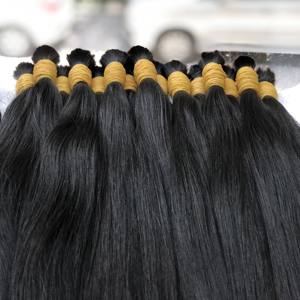 Extensions de cheveux humains vietnamiens, naturels, naturels, droits, noirs, donneur, Remy, double tirage, sans emmêlement, sans perte de cuticules alignées - Product Image 6