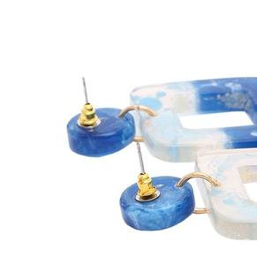 Conception à la mode résine boucle d'oreille charme filles et femmes utilisent Top qualité résine époxy matériel boucle d'oreille pour le prix bas - Product Image 6