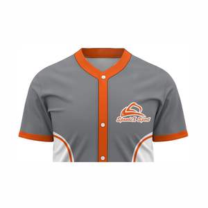Camiseta de Béisbol Sublimada con Logotipo Personalizado, Talla Grande, Transpirable, Absorbe la Humedad, Nombre del Equipo Personalizado, Cierre de Botones - Product Image 4